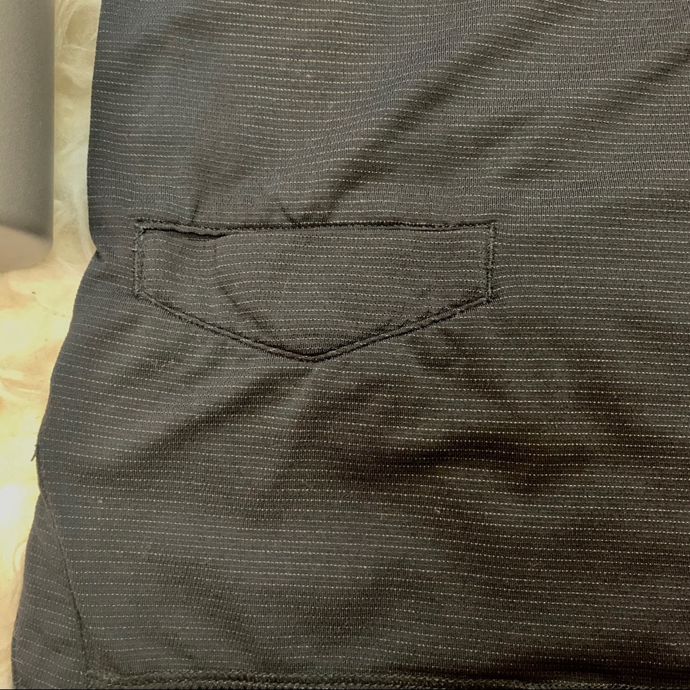 SOLD❗️LULULEMON Mens Black Polo Workout Shirt - Picture 7 of 8